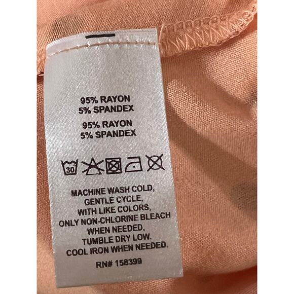 Hale Bob Orange with Polka Dots Long Sleeve Pajama Set, Women's Size L - Picture 7 of 7